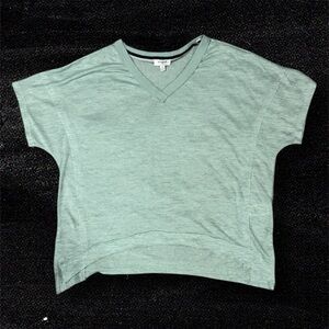 Umgee Mint Green V-Neck Shirt